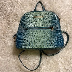 Felicity ombré backpack in teal and blue. Slightly used.